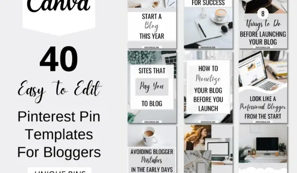 40 Soft Gray Pinterest Templates Made for Bloggers