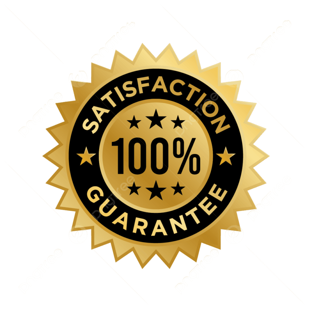 Satisfaction guarantee