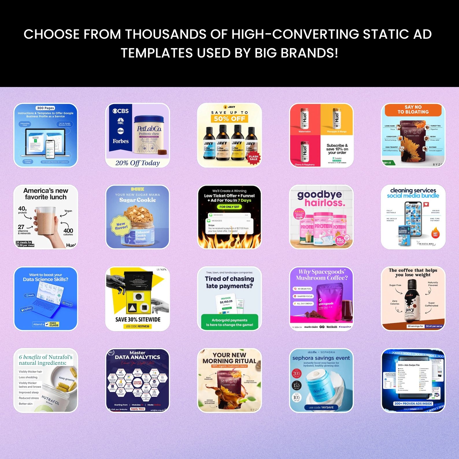 1,500+ High Converting Meta Ad Templates - Image 2